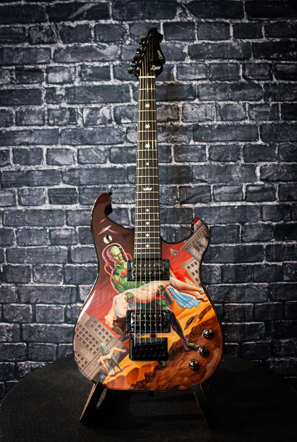 Zaar Cicero Limited Edition Artist Series Electric Guitar - Alex Gross - Fantastic Story - Zaar Guitars