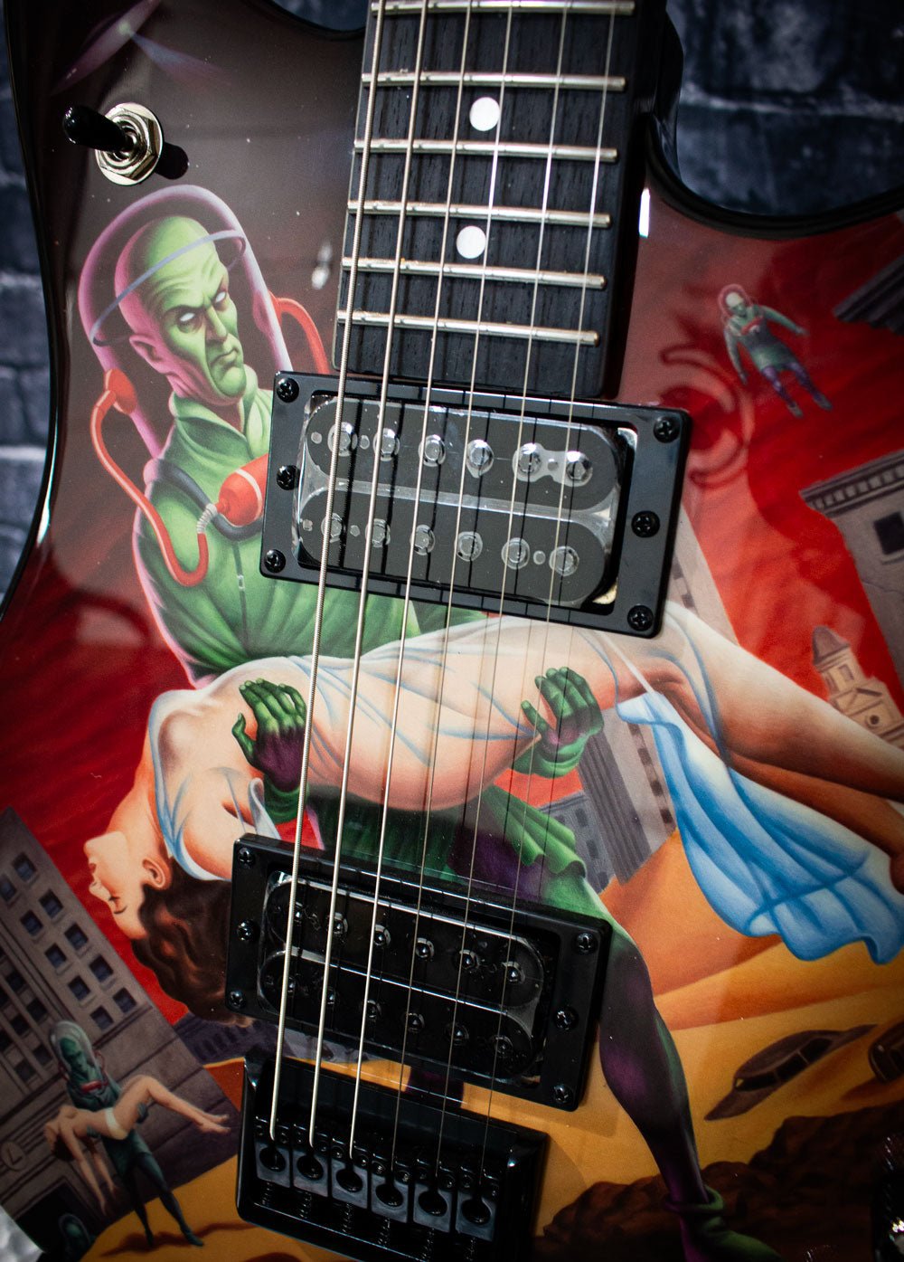 Zaar Cicero Limited Edition Artist Series Electric Guitar - Alex Gross - Fantastic Story - Zaar Guitars